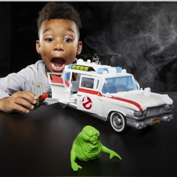 Ghostbusters ECTO-1 Stretch Tech Slimer Track & Trap Frozen Empire Hasbro - Picture 4 of 5